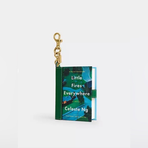 Coach Accessories - SOLD 🛍️ Coach Book Bag Charm - Little Fires Everywhere By Celeste Ng